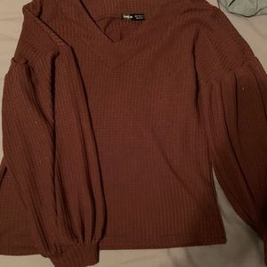 Maroon/Brown Sweater
